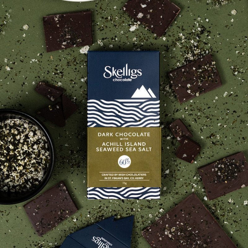 Skelligs - Dark Chocolate with Achill Island Seaweed Sea Salt