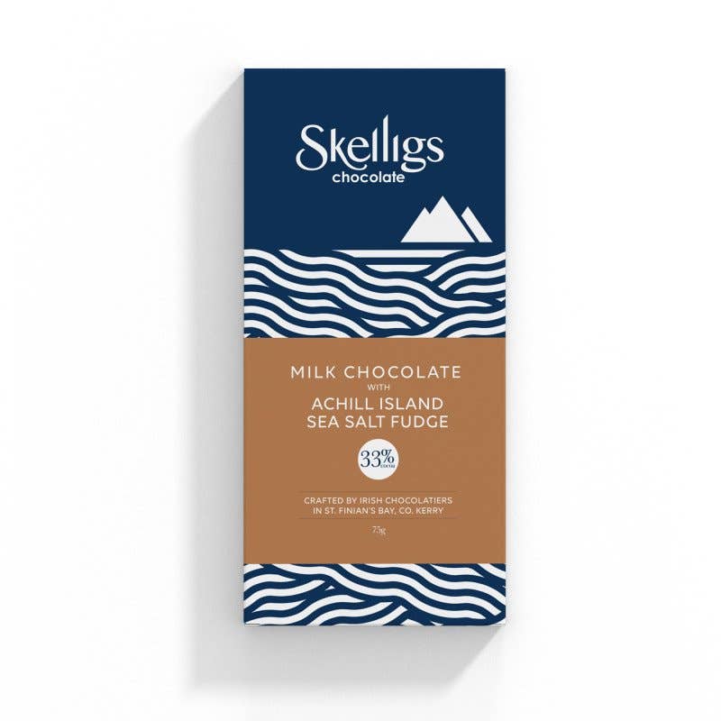 Skelligs - Milk Chocolate with Achill Island Sea Salt Fudge