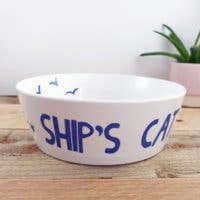 Ship's Cat Katzennapf, handdekoriert - Ankerherz Verlag