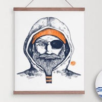 Siebdruck Poster Fischer ab 40x50cm - Ankerherz Verlag