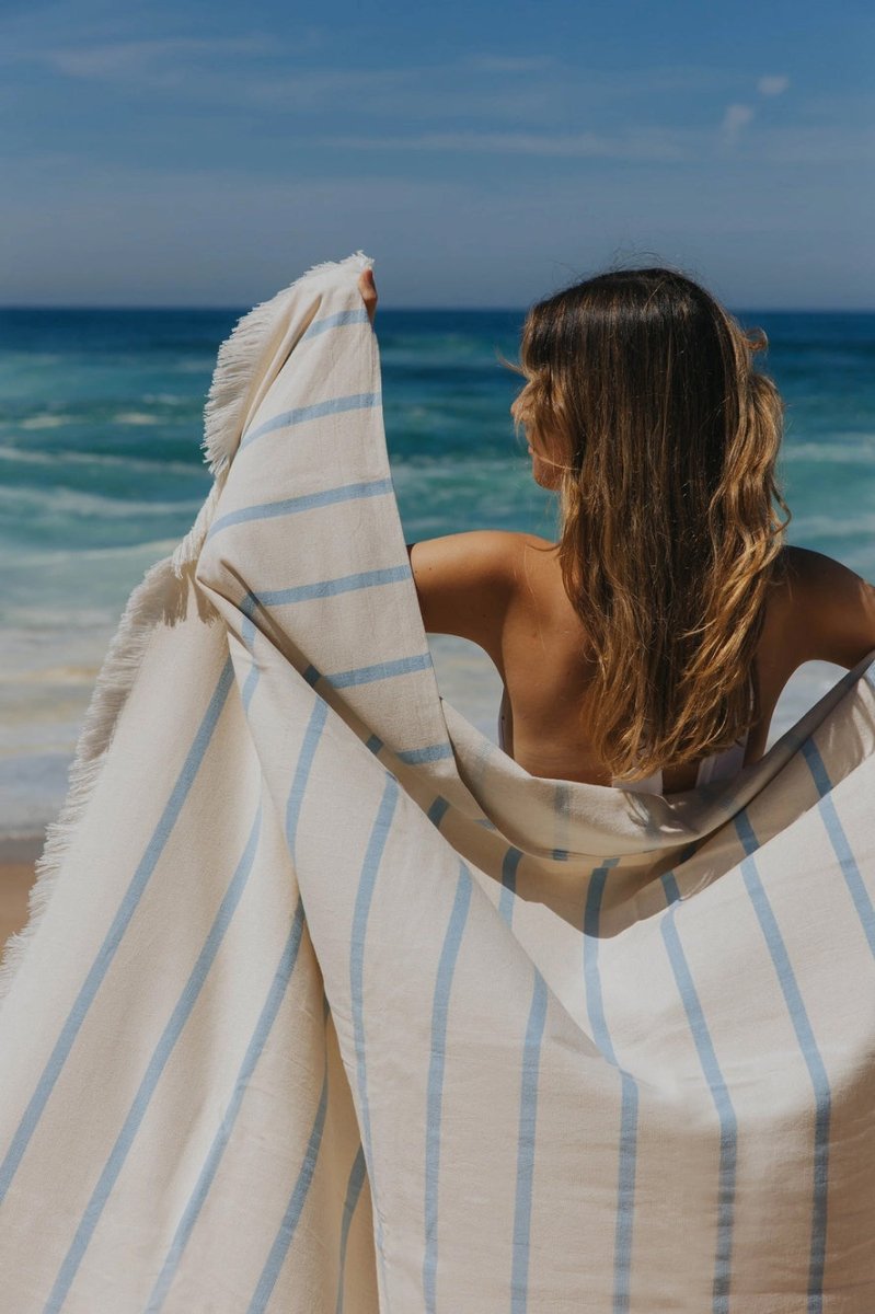 Strandlaken XXL mit Streifen - Ankerherz Verlag