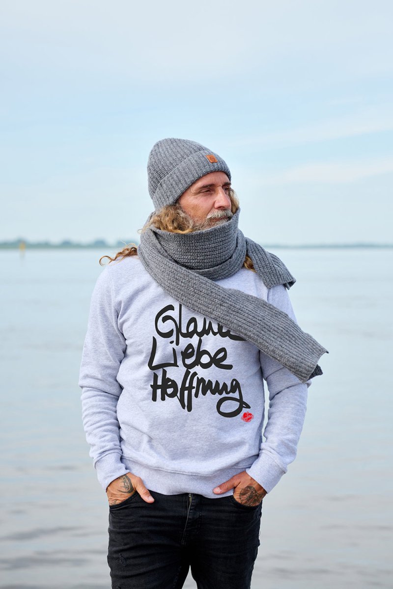 Sweatshirt Glaube Liebe Hoffnung - Ankerherz Verlag