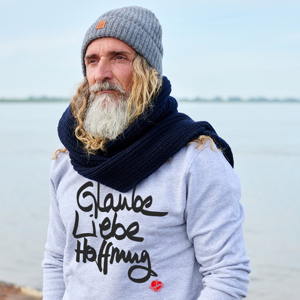 Sweatshirt Glaube Liebe Hoffnung - Ankerherz Verlag