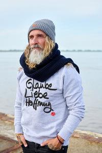 Sweatshirt Glaube Liebe Hoffnung - Ankerherz Verlag