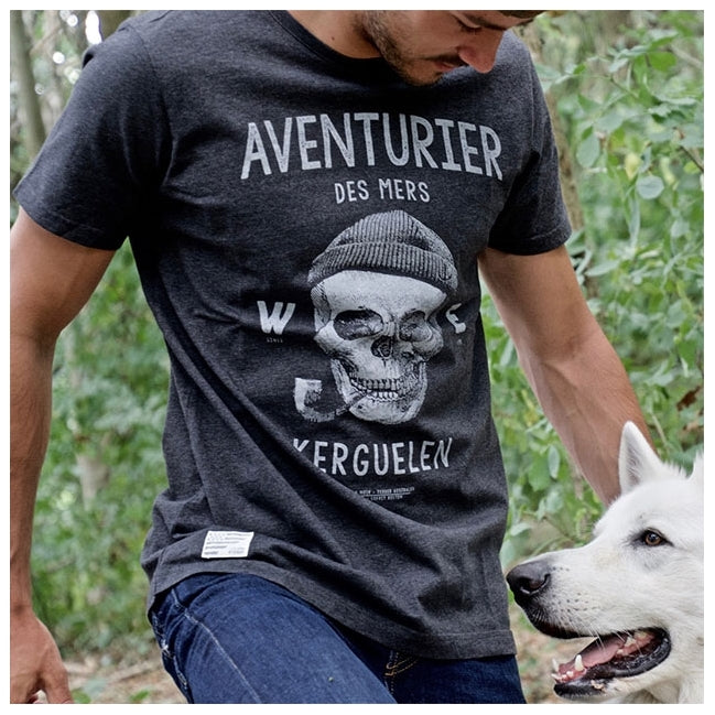 T-Shirt Aventurier des mers anthrazit