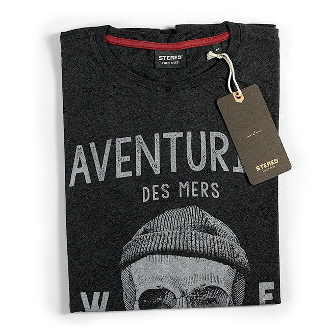 T-Shirt Aventurier des mers anthrazit
