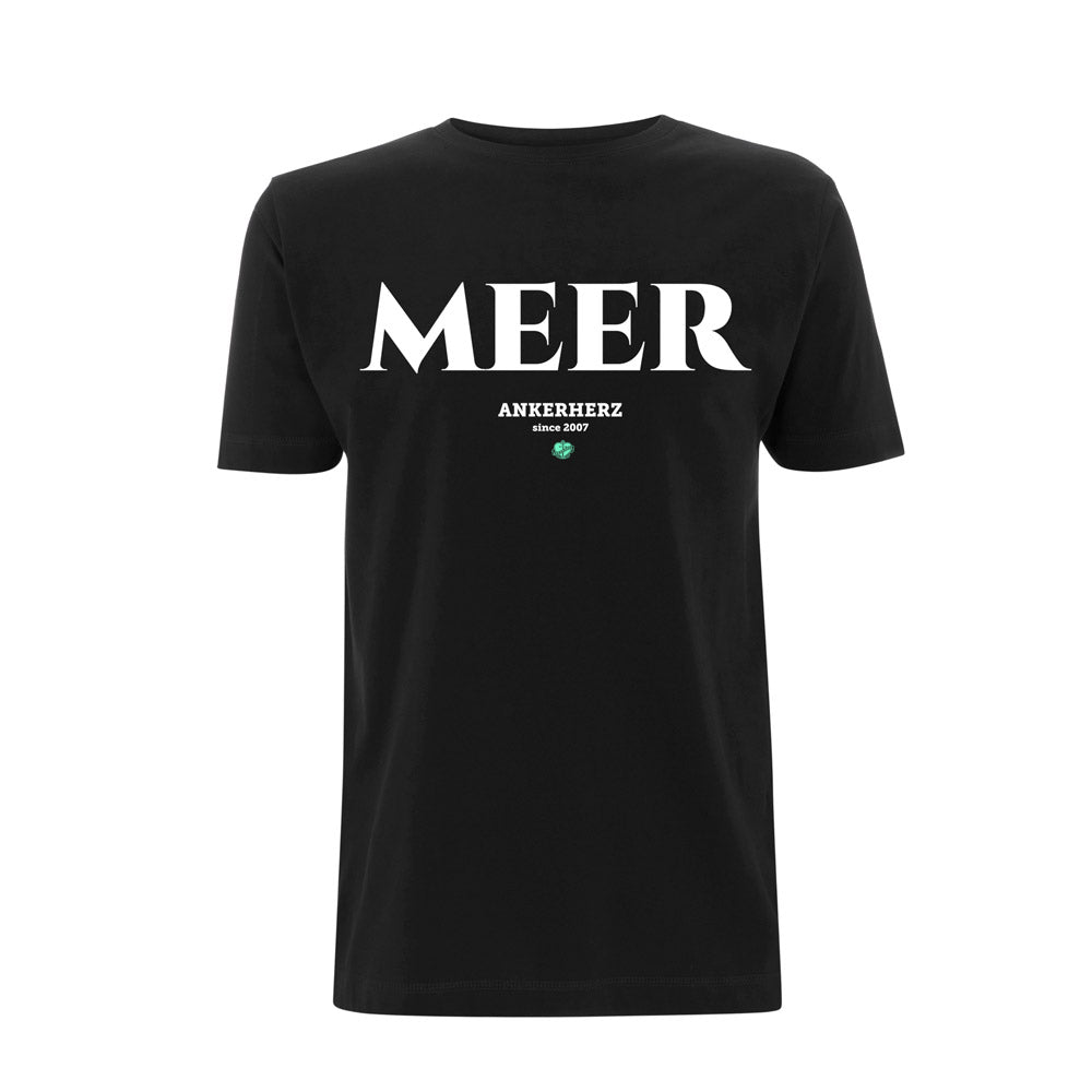 T-Shirt Black Edition MEER - Ankerherz Verlag