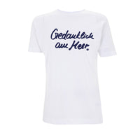 T-Shirt Gedanklich am Meer weiß - Ankerherz Verlag