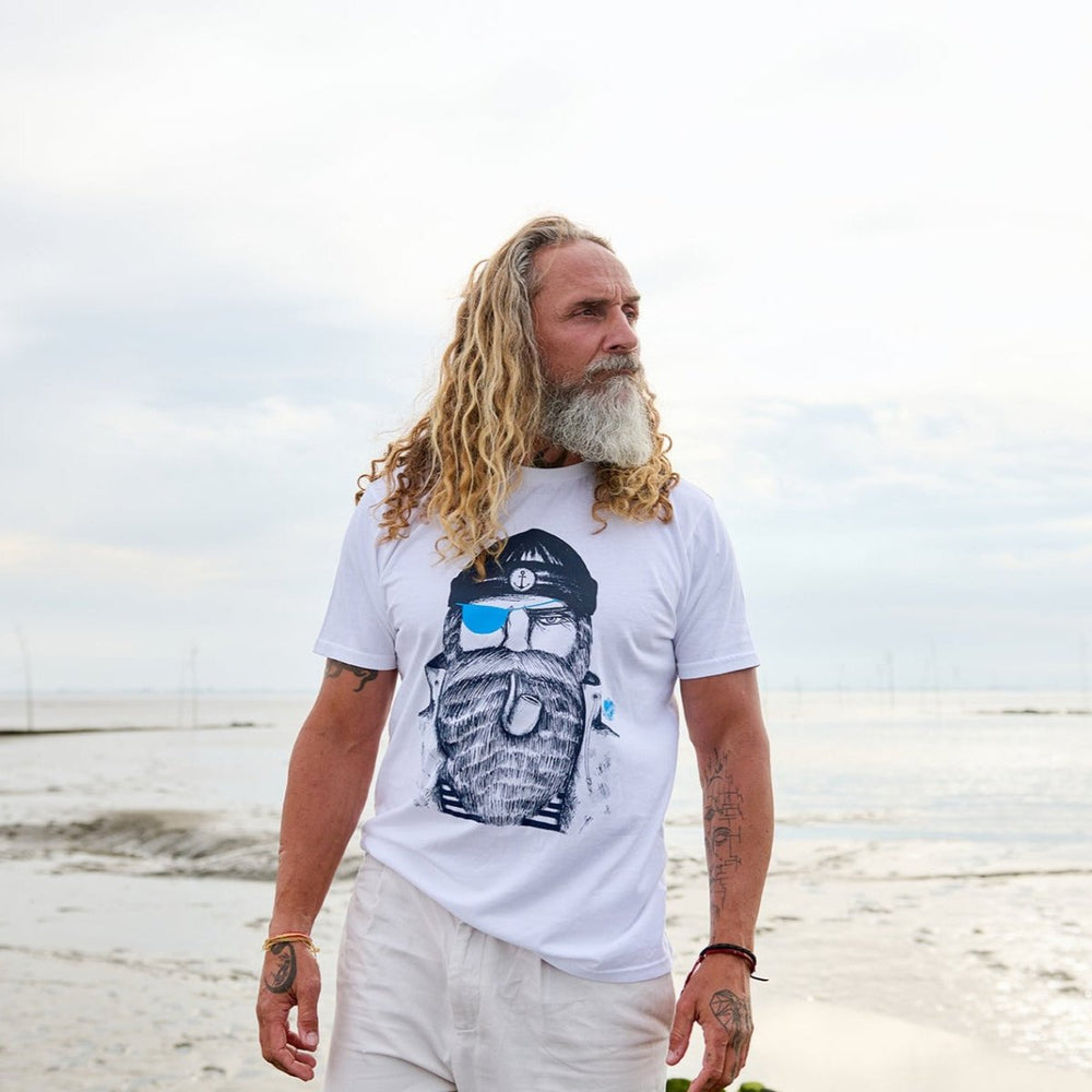 T-Shirt Seemann weiß - Ankerherz Verlag