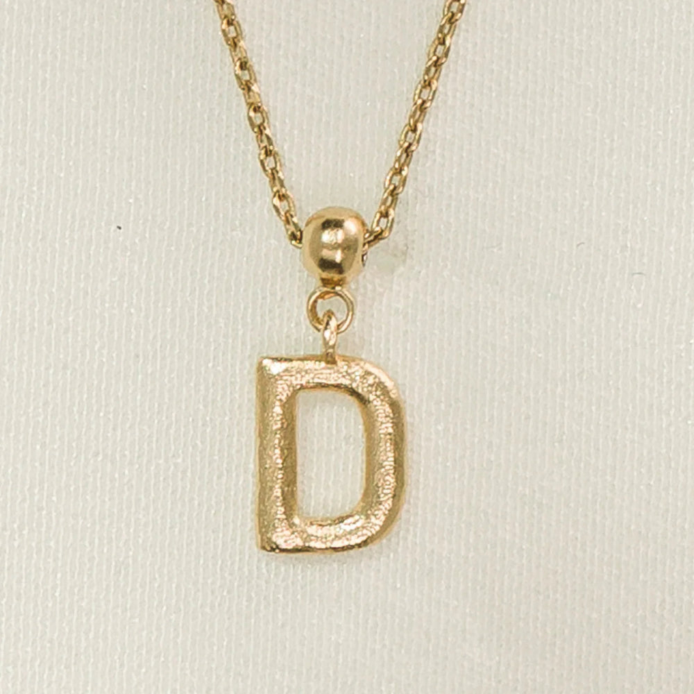 Vergoldete Buchstaben- Charms - Ankerherz Verlag