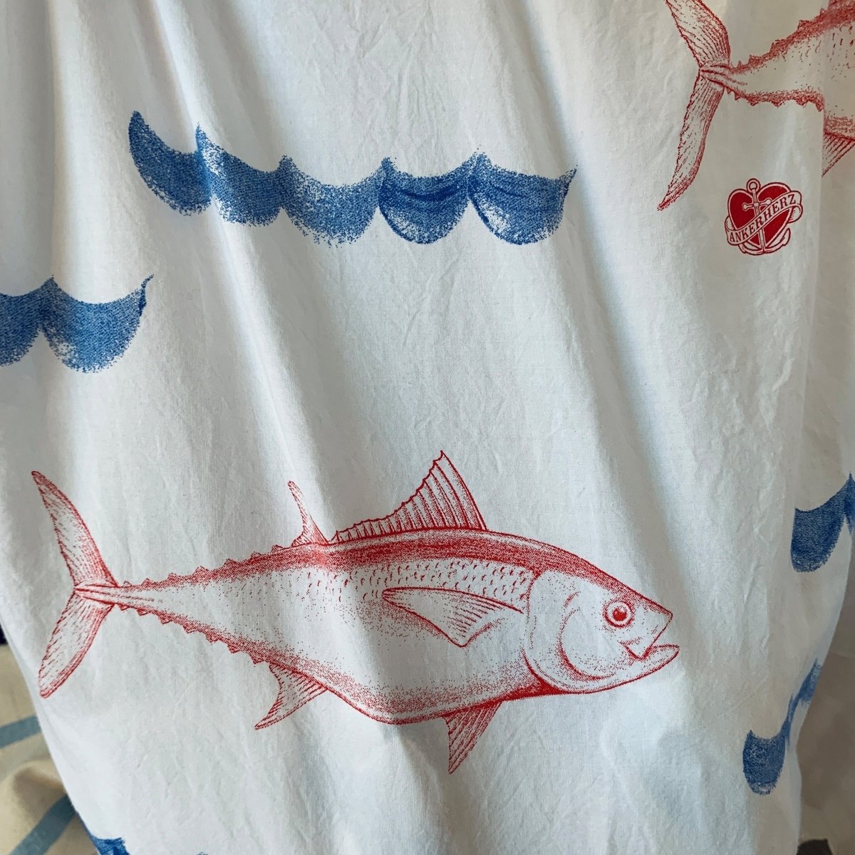Wäschebeutel Wellen und Fische - Ankerherz Verlag