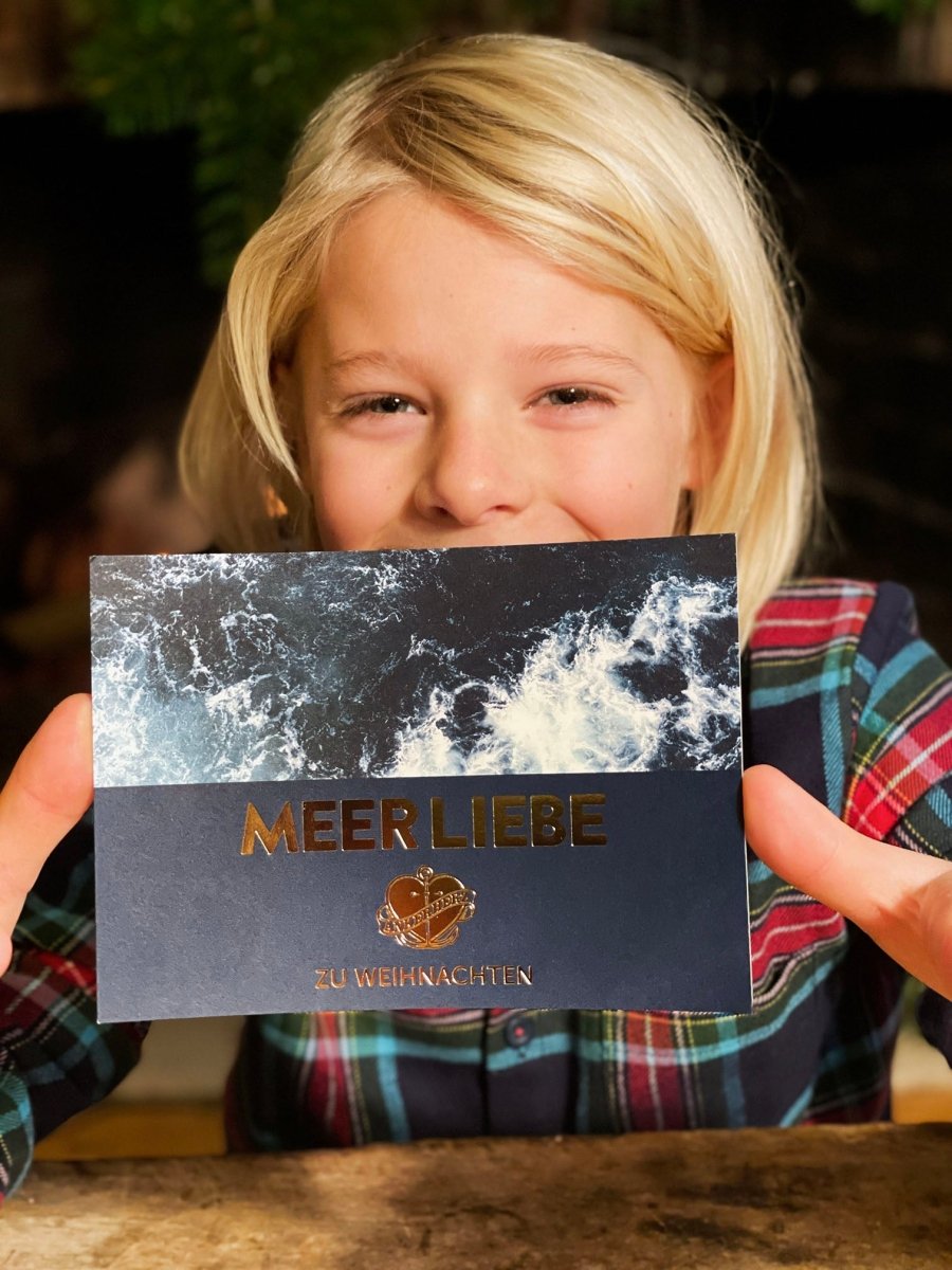 Weihnachtskarte "Meer Liebe" Din A6 - Ankerherz Verlag