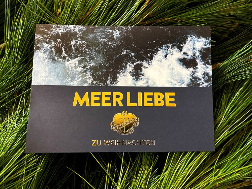 Weihnachtskarten - Set MEER LIEBE 6 Karten - Ankerherz Verlag