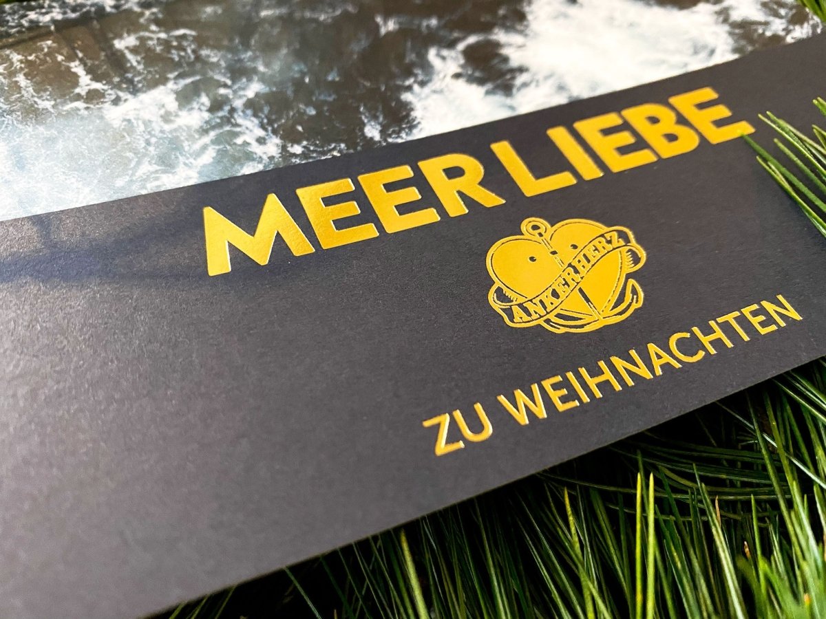 Weihnachtskarten - Set MEER LIEBE 6 Karten - Ankerherz Verlag