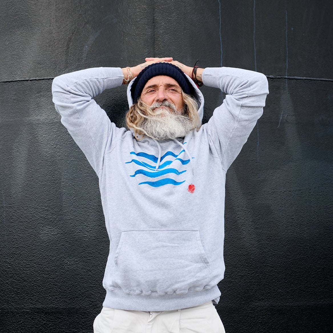 Kapuzenpullover Waves | ankerherz.de