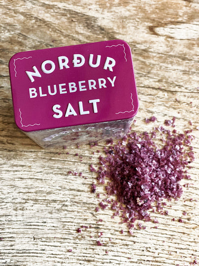 Nordur Arctic Sea Salt Blueberry aus Island - Metalldose | ankerherz.de