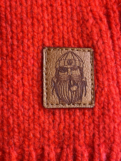 Strickjacke aus Irland in Bojenrot | ankerherz.de