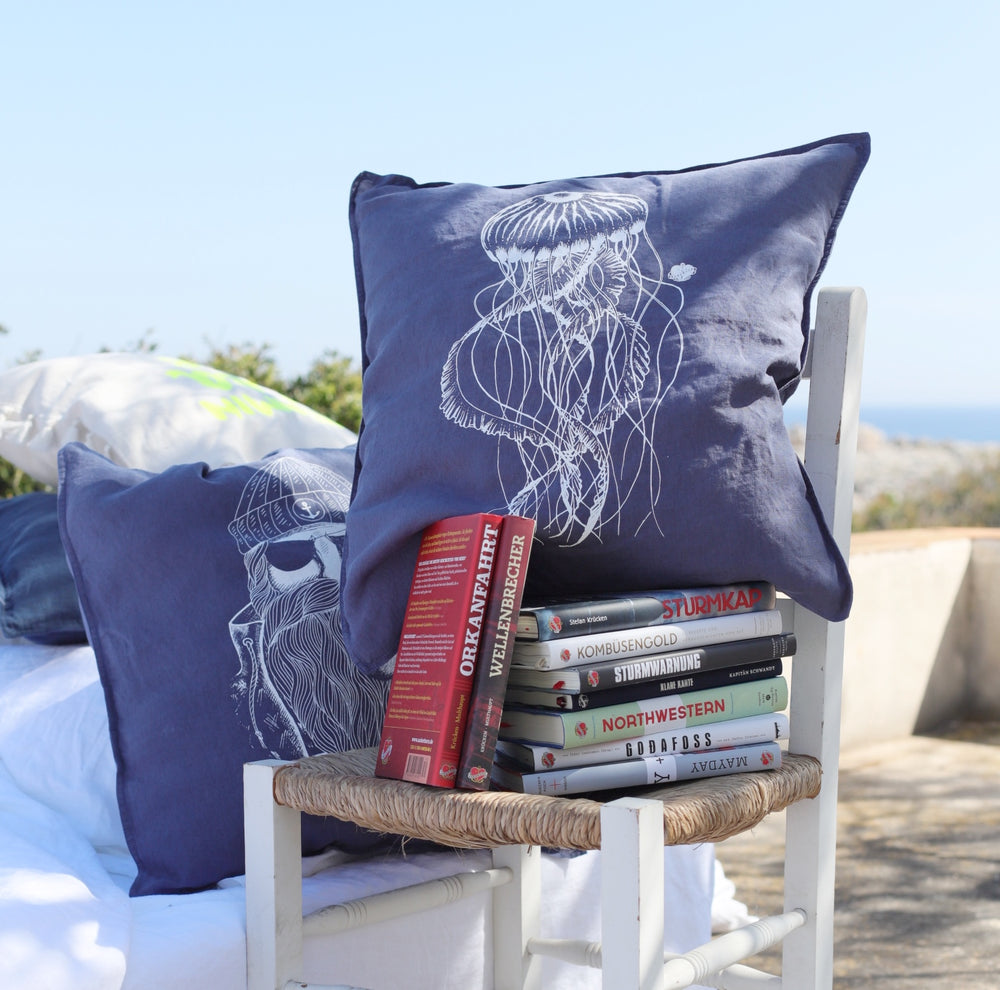 Kissenhülle Qualle | ankerherz.de