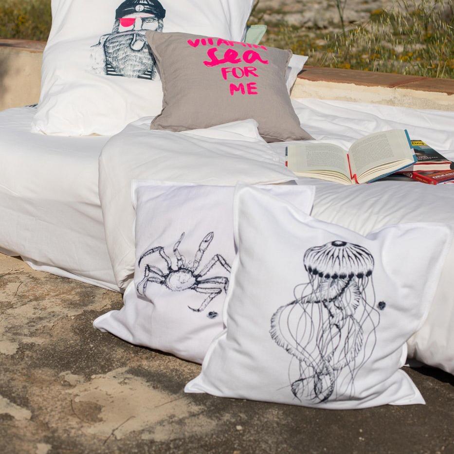 Kissenhülle Qualle | ankerherz.de